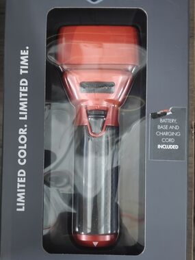 BaByliss LIMITEDFX Red and Black FXONE All-Metal Interchangeable-Battery Shaver